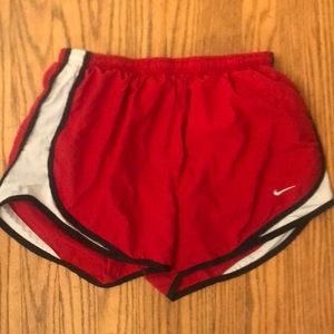 Red Nike Dri Fit Shorts